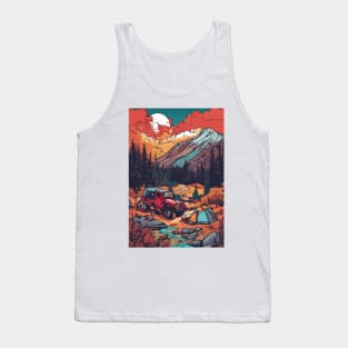 Jeep wrangler a muddy mountain Tank Top